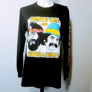 Cheech & Chong Black Long Sleeve T Shirt